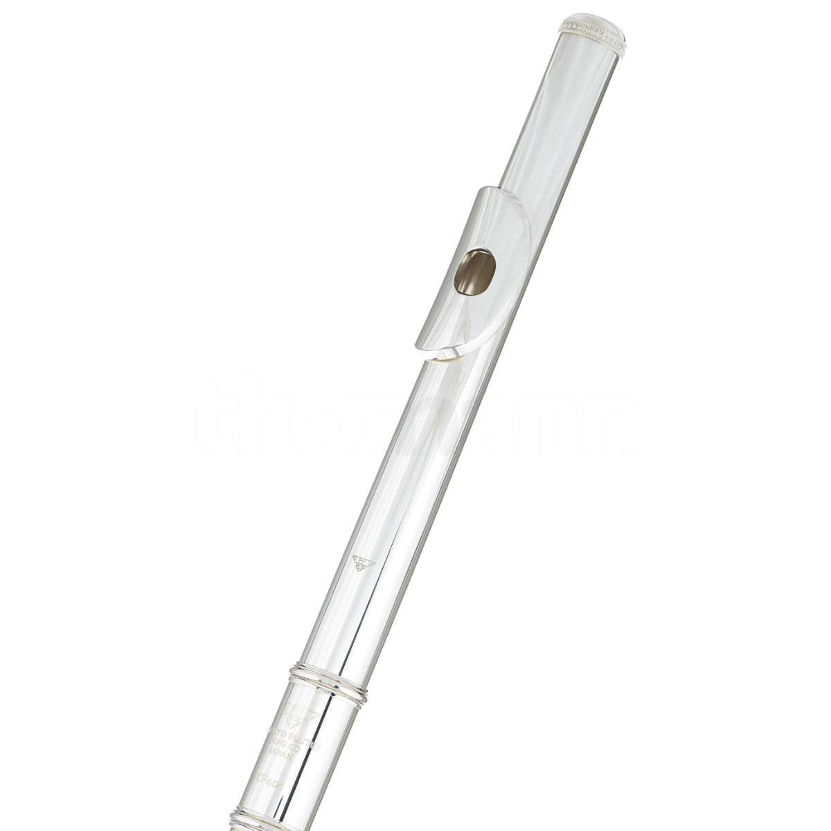 Sankyo CF401RIB El Yapımı Gümüş Açık Perde Si Kuyruk İnline Yan Flüt